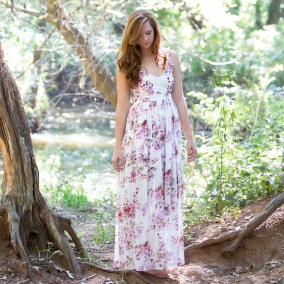 Floral Maxi Dress - Picture 2 of 6